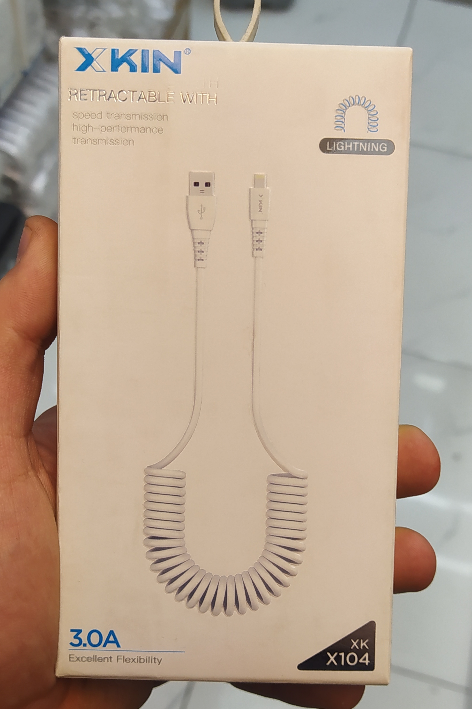 کابل تلفنی ایکس کین فندکی ios