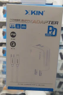 شارژر ایکس کین 25 وات تایپ سی و ios